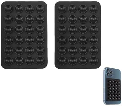 2 Stück Saugnapf Handy,Silikon Saugnapf Handyhülle,Phone Halterung Saugnapfe,Noppen Handyhülle,Handyhülle Mit Saugnäpfen,Handy Noppen Halter Rückseite,Befestigung Silikon-Saugnäpfe,Halterung Saugnäpfe