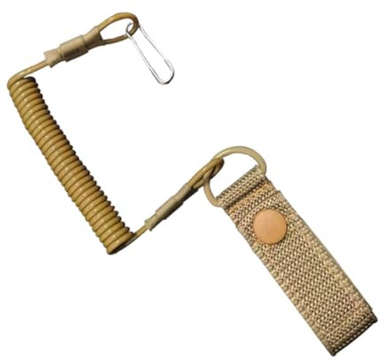 OEIOTEI Tactical Lanyard Spirale Schlüsselring Elastisch Schlüsselanhänger Elastisches Schlüsselband aus Paracord-RSG Angeln Lanyards Schlüssel-Band Camping Nylon Anti-Lost-Lanyard Paracord Karabiner