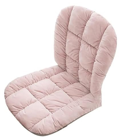 HONGYEMY Liegenauflage Dickes Winter-Schaukelstuhlkissen, Outdoor-Gartenstuhlkissen, rutschfeste, weiche Terrassenstuhlpolster, waschbar Deckchair Auflage(Pink Square)