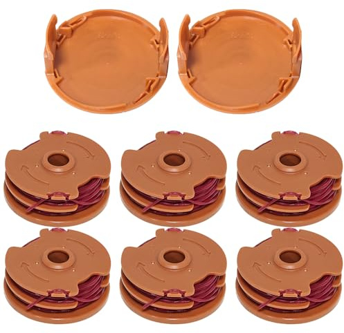 Aporozona WA0007/50022833 WA0007.M1 Bobina di Filo di Ricambio 0,2 cm x 4,9 m per Worx WG183 WG183.9 WG173 WG119 WG186 WG186.9 WG100 4 Tagliabordi Senza Fili 0V