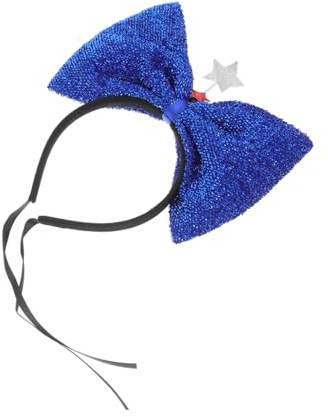 Sosoport Diadema para Mascotas de Independence Day Diseño Adorable Lazo Accesorio para Fiestas de Mascotas para Gatos y Perros