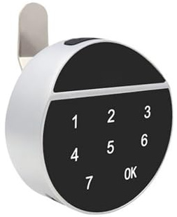 Touchscreen Digitales Elektronisches Codeschloss, Zink-Legierung Passwort Sicheres Schloss, Komfort Schrankschloss für Kleiderschrank, Werkzeugkasten, Schrank, Datei Schublade, Briefkasten, Schulschli