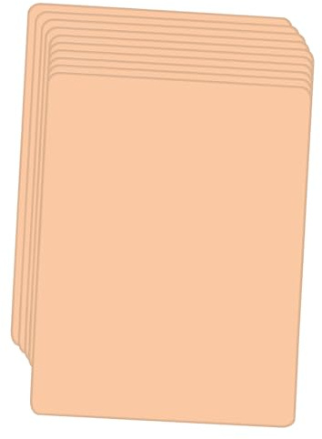 Piel de Práctica de Silicona para Tatuaje 1mm Naranja 10 Piezas | Flexible y Reutilizable, Doble Cara, Fácil de Colorear, para Maquillaje y Tatuaje