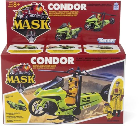 Condor-Maske, 12,7 cm, Fahrzeug mit 1/24-Fig-Spielzeug