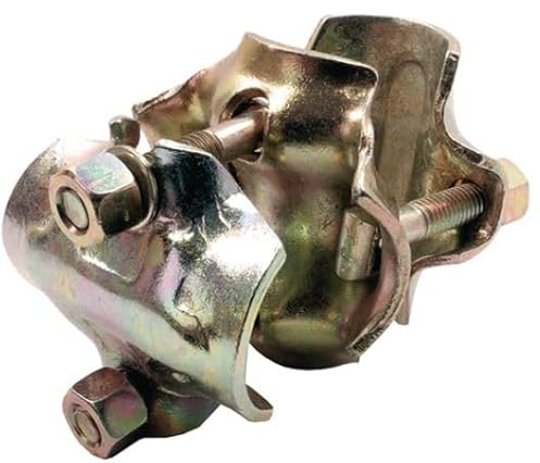 GIUNTO PER TUBO PONTEGGIO diametro 48 mm TIPO ORTOGONALE 4 BULLONI ZINCATO