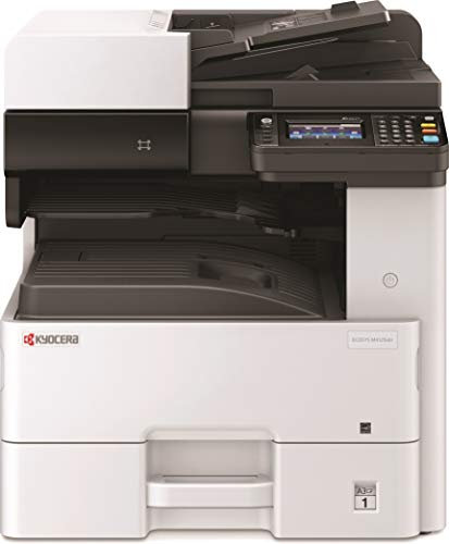 Kyocera Ecosys M4125idn Laserdrucker Multifunktionsgerät Schwarz Weiss. 25 Seiten A4 pro Minute. Din A3 Drucker. Drucker Scanner Kopierer, USB 2.0, 1.200 dpi, Duplex