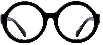 OCCI CHIARI Large Reading Glasses for Women Oversized Round Readers (Black,2.0)