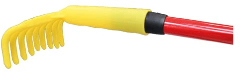 Rastrillo para recoger aceitunas con mango telescópico 3 m paquete 6 uds.
