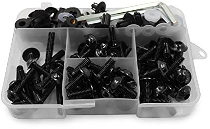 AQWAL Compatible avec Suzuki pour GSXR 600 750 1000 K1-K8 pour SV650 X 195PCS Kits Complets De Boulons De Carénage De Moto Clips Écrous De Corps Vis Attaches boulons et écrous de Moto (Color : 2)