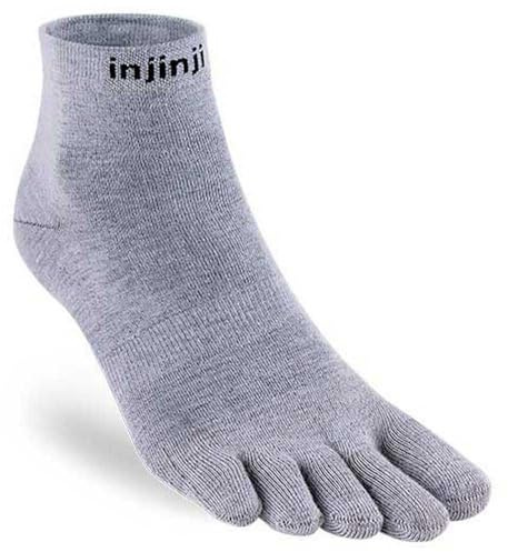 Injinji Liner Mini-Crew Toe Socks L