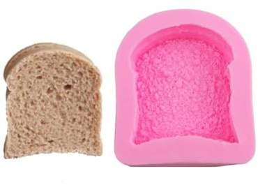Molde cuadrado de silicona para pan rebanado, moldes de resina para galletas, pan rebanado, chocolate, fondant, adornos para el hogar, herramientas para hacer pan tostado, molde de silicona