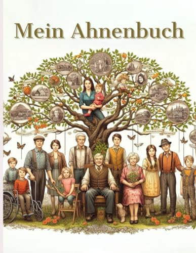 Mein Ahnenbuch: Ahnentafel zum Ausfüllen | Mein Persönlicher Stammbaum