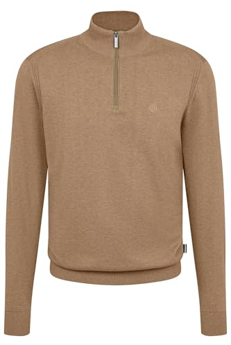 bugatti Herren Stricktroyer 7500-75510C | elegant, modern, Baumwolle, Reißverschluss, bequem, warm, Übergang
