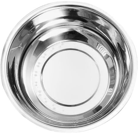 Cabilock Lavabo De Acero Inoxidable Cuenco Mezclador Grande Acero 304 Práctico Fácil De Limpiar