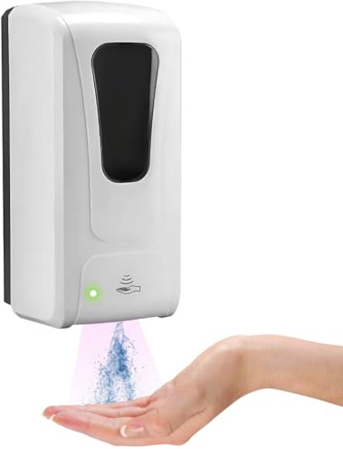 Automatischer Desinfektionsspender | Sensorgesteuert | Wandmontage | Für Desinfektionsmittel, Seife, Shampoo & Duschgel | Aspira Home