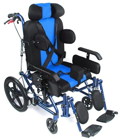 Silla de ruedas ligera con respaldo alto, plegable, de aleación de aluminio, para transporte de viaje, silla de ruedas manual para una fácil movilidad