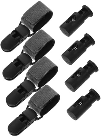 CIMAXIC 4 Teiliges Set Für Gartenflaggen Clips Und Stopper Für Gartenflaggen Fixierung Und Halterung Für Gartenbanner Wetterfeste Fahnenhalterung Und Zubehör