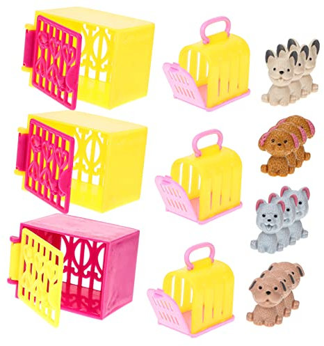 KOMBIUDA Miniature House Unique Pet Accessories Perfect for Chihuahua Toys Decorative Props Random Color