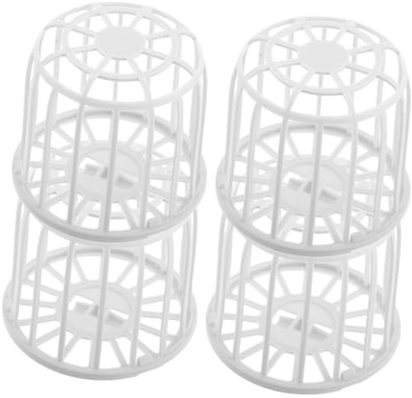 ibasenice 4 Stück Nistkasten Aus Robustem Kunststoff Nistmaterialkorb Für Kanarien Und Finkennester Vogelkäfigzubehör Vogelbrut Und Aufbewahrung