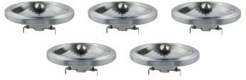 Lighto GU53 Halogen Leuchtmittel 12V 50W | AR111 Halogenstrahler Dimmbar | Spot Glühbirne, Reflektor/Spot - Ø111mm - 5 Stück