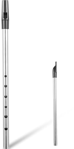 CLISPEED C-dur Metallflöte in Hoher Tonlage für Anfänger und Kinder Präzise Brass Whistle mit Klarem Klang und Einfacher Spielbarkeit