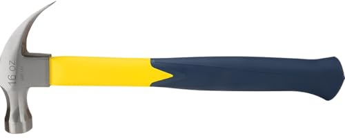 Sure Strike Curved Claw Hammer Fibreglass 20oz, Colour Yellow, 1 in Pack