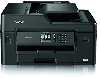 Brother MFC-J6530DW Colour Inkjet Printer - All-in-One, Wireless/USB 2.0/Network, Printer/Scanner/Copier/Fax Machine, 2 Sided Printing, A3 Printer, Business Printer, UK Plug