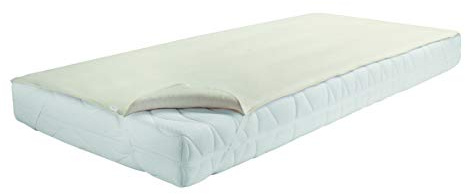 Matratzenschutz aus Molton 100% Baumwolle, Matratzenauflage mit 4 Eckgummis o. Schutz m. Rundumgummi - Verschiedene Größen, weiß o. rohweiß je nach Verfügbarkeit (70x140cm/Eckgummi)