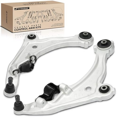 A-Premium 2 x Front Lower Control Arm, with Ball Joint & Bushing, Compatible with Nissan Maxima 2009 2010 2011 2012 2013 2014