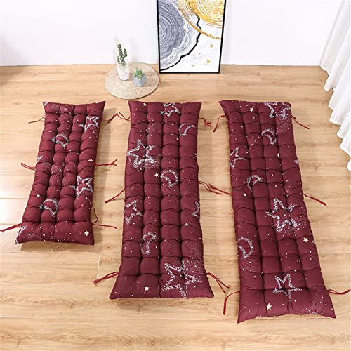 Morbuy Deckchair Auflagen für Gartenliegen, Sonnenliege Kissen Tragbare Garten Innenhof Gepolstertes Bett Relax-Liegestuhl Sitzauflage für Deckchair, Innen, Außen (48x158cm,L)
