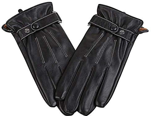 FLYIFE Unisex-Erwachsene Fäustlinge Herren Winter Warm Ride Handschuhe Auto Leder Modern Casual Plusoutdoor Handschuhe/Colour/L