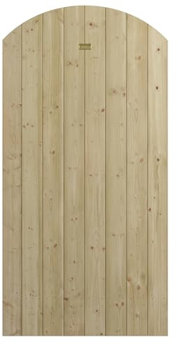 Rowlinson Tongue & Groove Arch Top Wooden Gate