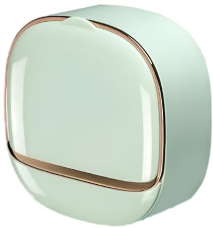 Fkereg Soporte adhesivo para jabón de pared de ducha con caja de drenaje, bandeja de jabón impermeable para barra de ducha, jabonera de baño, montaje en pared, organizador de jabón para cocina, baño,