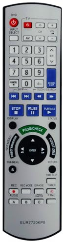 Allimity EUR7720KP0 Replacement Remote Replacement for Panasonic DVD Recorder DMR-ES10 DMRES10 Sub EUR7720KL0 EUR7720KN0