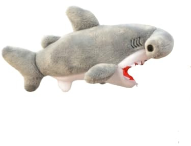 SMJWH Shark Fridge Magnet Plush Toy - 15cm Soft Stuffed Animal, Cute Ocean Dweller Decor for Kids & Lovers