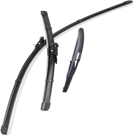 For Smart for ForTwo for W451 for Coupé 2007-2014 Jeu de balais d'essuie-glace avant et arrière 23 21 10 pouces Essuie-glaces for vitres