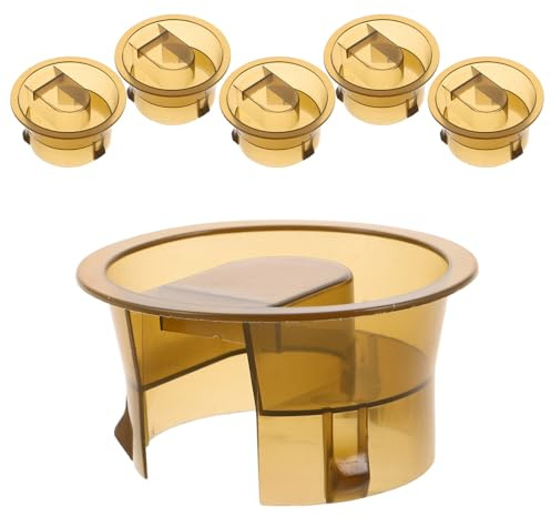 NUOBESTY 6 Coperchi per Brocca d'Acqua in Vetro Colore Tea Tappi di Ricambio Resistenti e Termici per Caraffe Uso Quotidiano e Viaggi