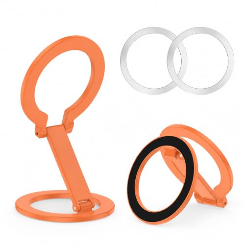 iPhone17 Ring Holder for Magsafe Phone Grip Holder iPhone16e Air, Orange