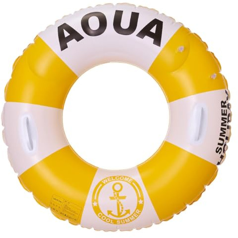 Inflatable Swimming Pool Ring - Adult PVC Lifebuoy