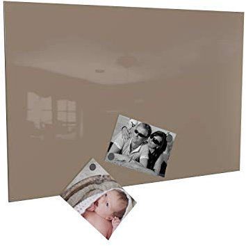 Colours-Manufaktur Magnettafel Magnetwand inkl. 4 Magnete (Cappuccino/beige, 50 x 80 cm)