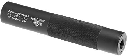FMA Schalldämpfer Navy Seals Silencer 198x35mm CW/CCW Schwarz für Softair