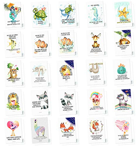 Sunnywall Grußkarte Postkarte Zuckersüße Sprüchen Geburtstagskarten Liebe | Geschenkidee Karte Glückwunschkarte Geburtstag Briefkarte Grußbillet