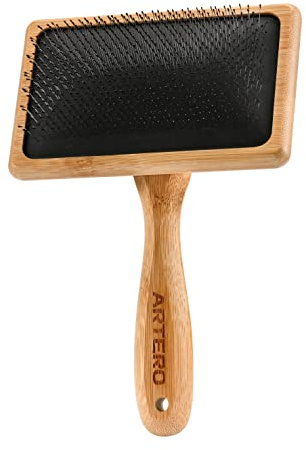 ARTERO Nature Collection Protected PIN Slicker Brush for Dogs, Cats & Sensitive Skin