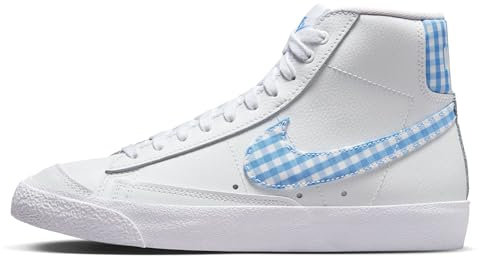 NIKE W Blazer Mid '77 EWT, Sneaker Donna, White/University Blue, 42 EU