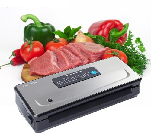 Barbecue Thermometer Vacuum Sealer Machine 220V/110V Dry/Moist/Pulse/Canister 4 Sealing Modes Built-in Cutter for Food Preservation