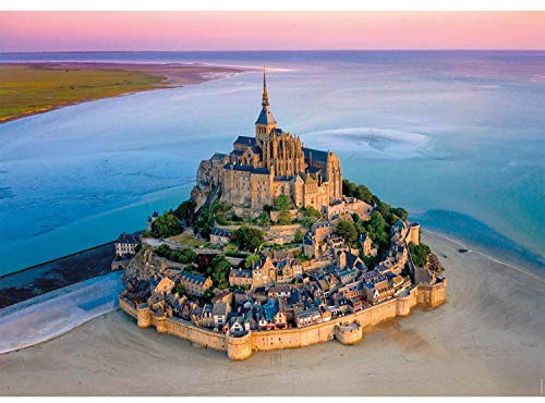 Nathan - Puzzle 1500 pièces - Le Mont-Saint-Michel - Adultes et enfants dès 14 ans - Puzzle de qualité supérieure - Encastrement parfait - Collection Évasion - 12000946