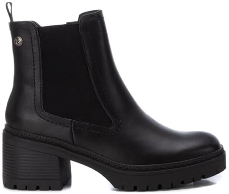XTI 143370, korta ankelstövlar dam, svart, 40 EU, Svart noir noir, 40 EU