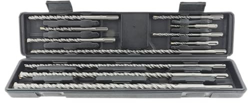 Toolchest SDS Stein-Bohrer Set 5-10 mm 11-tlg. | 5 x 110 mm | 6 x 110 mm | 6 x 160 mm | 8 x 160 mm | 10 x 160 mm | 10 x 210 mm | 12 x 210 mm | 10 x 450 mm | 12 x 450 mm | 16 x 450 mm | 20 x 450 mm