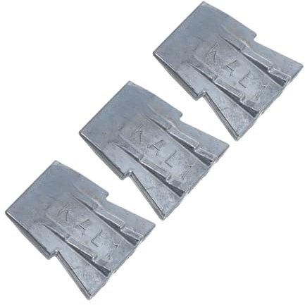 Veemoon 3stücke Keile Für Hammerstiele Metallkeile Zur Werkzeugreparatur Axtstiel-Befestigung Hammerstiel-Halterung Werkzeugstiel-verstärkung Axtmontagezubehör Hammerwerkzeug-wartung