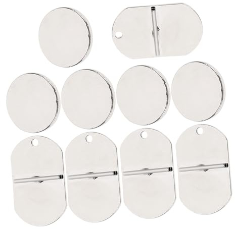 VERDANVERSE Boucle De Broche Magnétique Mini 5 Pièces Blanc k Convertisseur Aimants Pour Broches De Vêtements Accessoires Femmes Protection Vêtements